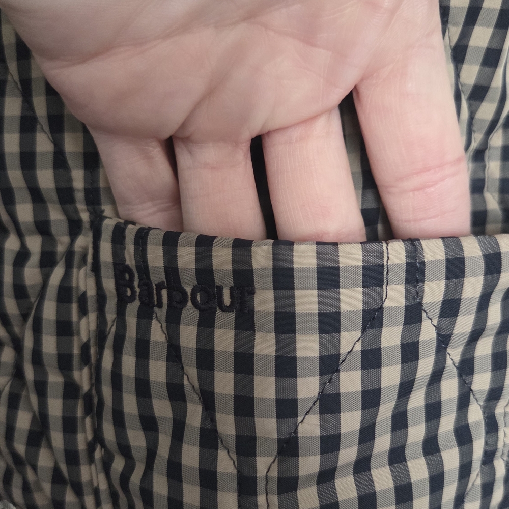 Barbour Check Monroe Quilt Jacket - Picture 6 of 15